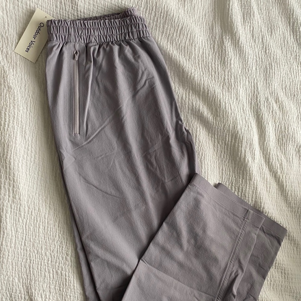 Outdoor Voices RecTrek pants in Earl Grey